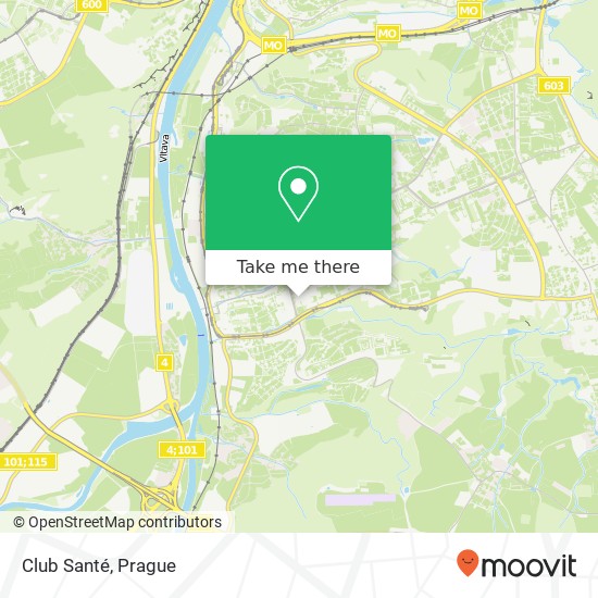 Club Santé map