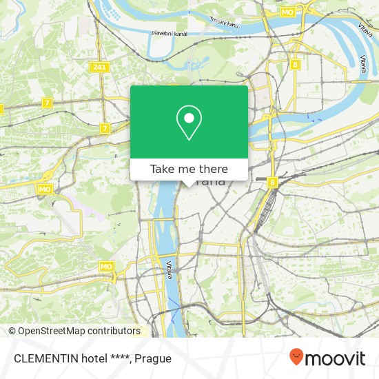 CLEMENTIN hotel **** map