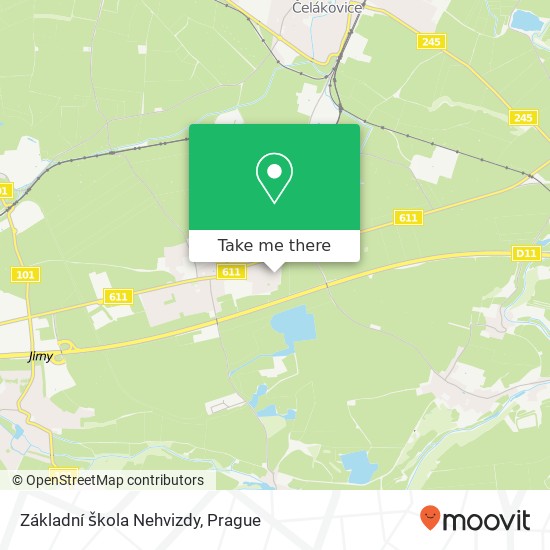 Základní škola Nehvizdy map