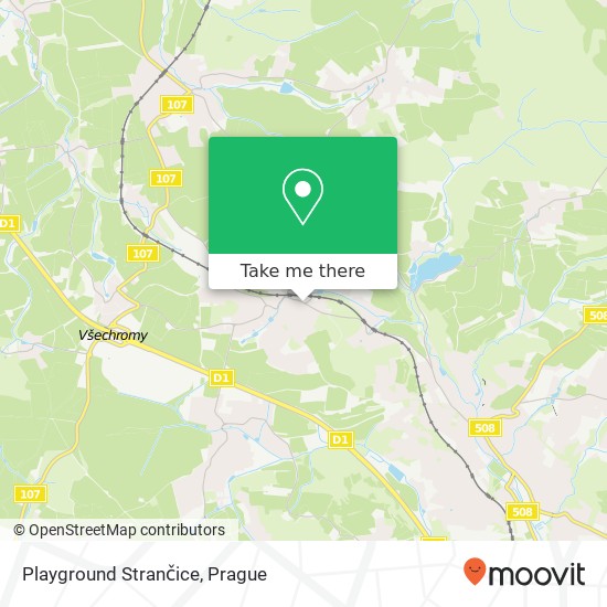 Playground Strančice map