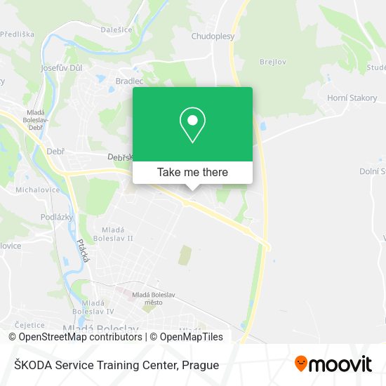 Карта ŠKODA Service Training Center