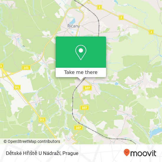 Dětské Hřiště U Nádraží map