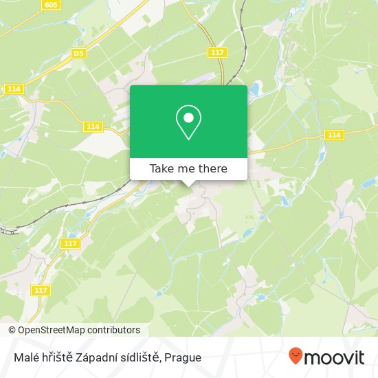 Malé hřiště Západní sídliště map