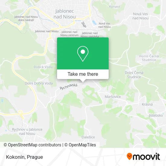 Карта Kokonín