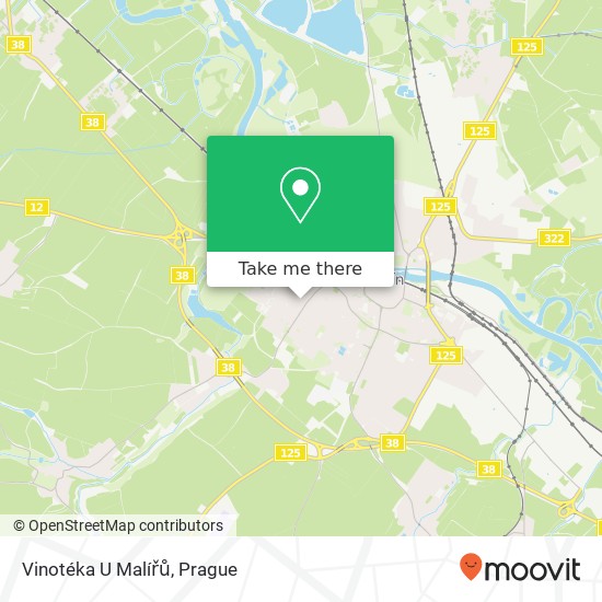 Vinotéka U Malířů map