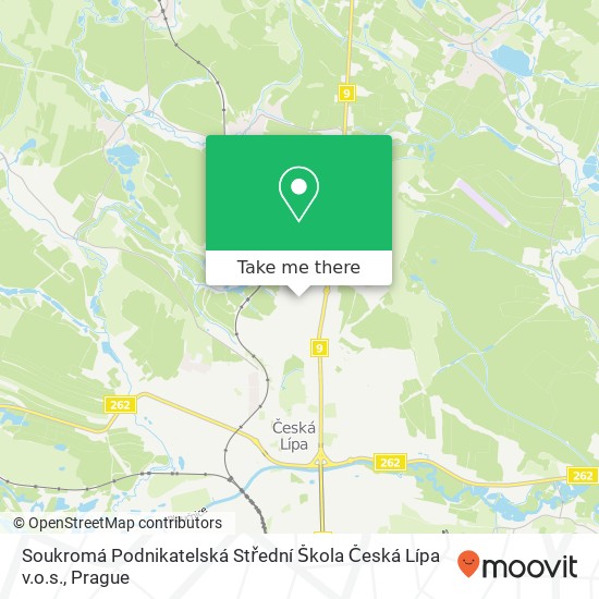 Soukromá Podnikatelská Střední Škola Česká Lípa v.o.s. map