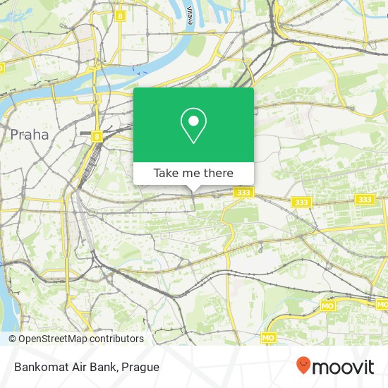 Bankomat Air Bank map