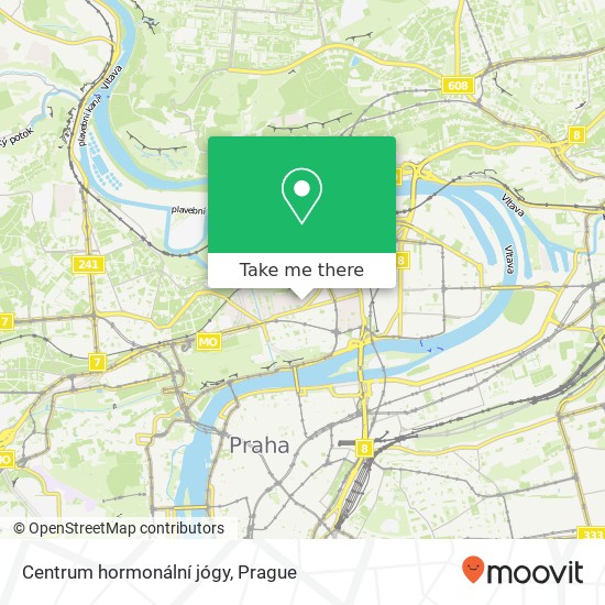 Centrum hormonální jógy map