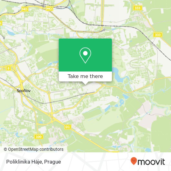 Poliklinika Háje map