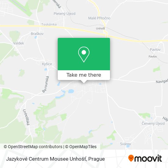 Jazykové Centrum Mousee Unhošť map