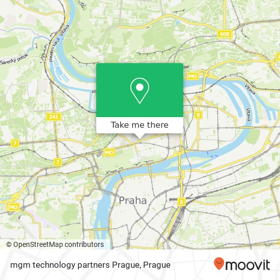mgm technology partners Prague map