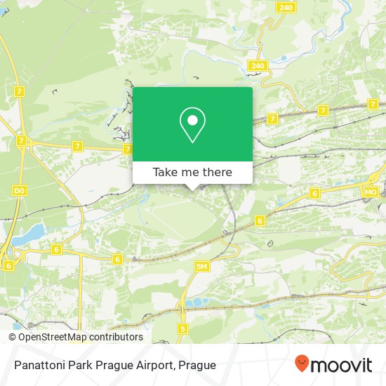 Карта Panattoni Park Prague Airport