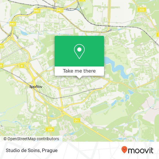 Studio de Soins map