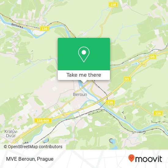 MVE Beroun map