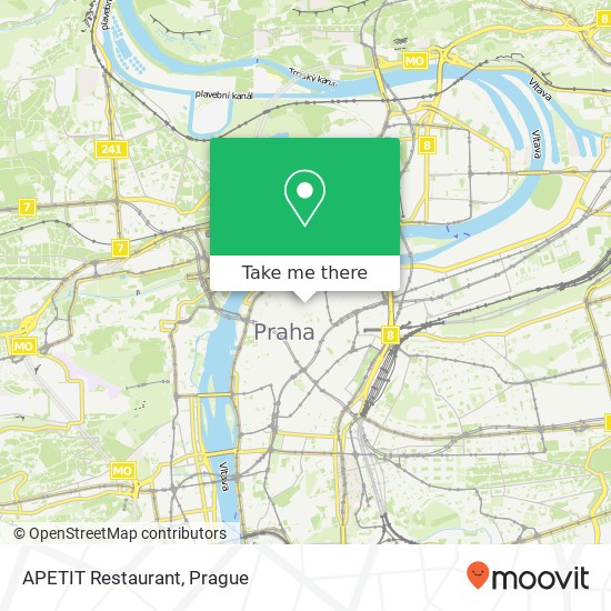 APETIT Restaurant map