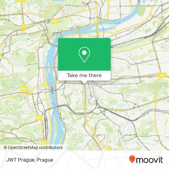 Карта JWT Prague