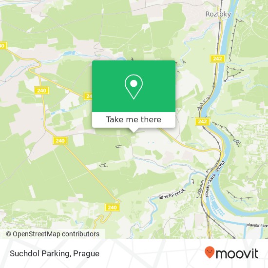 Suchdol Parking map