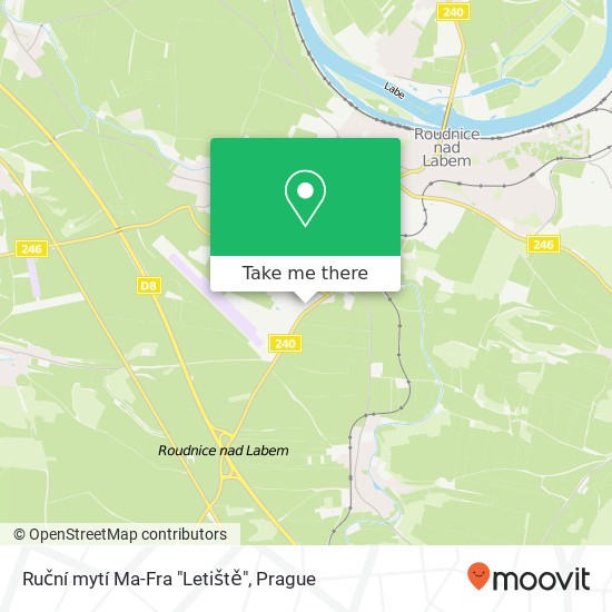 Ruční mytí Ma-Fra "Letiště" map