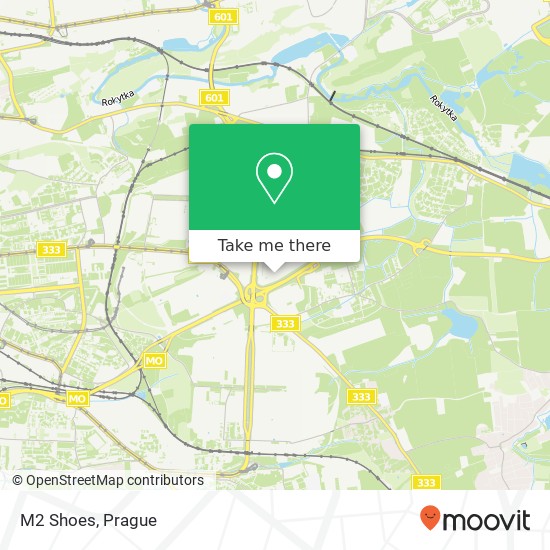 M2 Shoes map