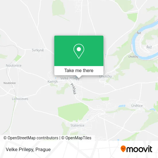 Карта Velke Prilepy