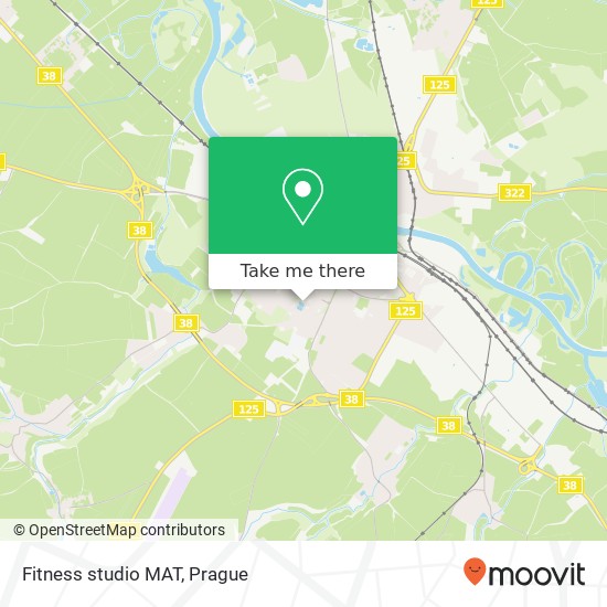 Fitness studio MAT map