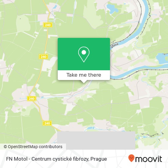 FN Motol - Centrum cystické fibŕozy map