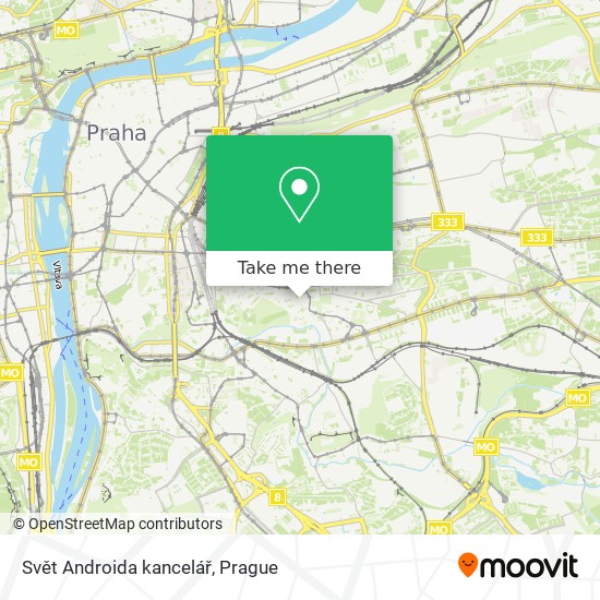 Svět Androida kancelář map