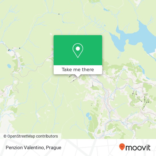 Penzion Valentino map