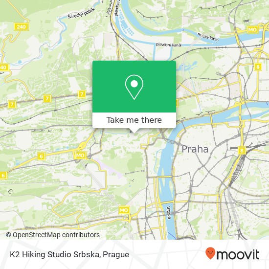 Карта K2 Hiking Studio Srbska