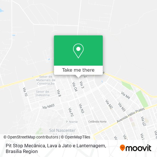 Pit Stop Mecânica, Lava à Jato e Lanternagem map