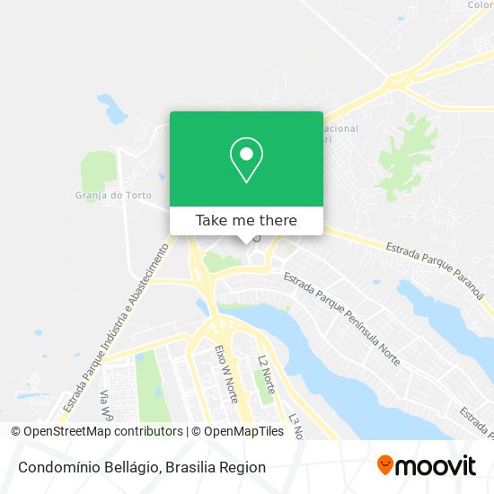 Condomínio Bellágio map