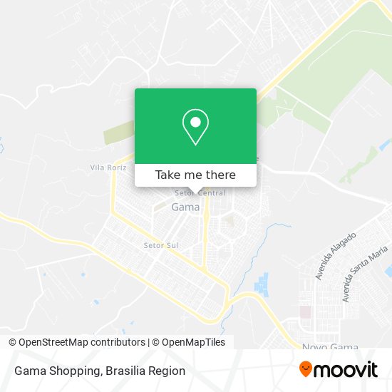 Gama Shopping map