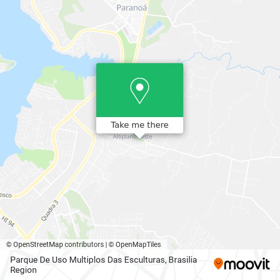 Parque De Uso Multiplos Das Esculturas map