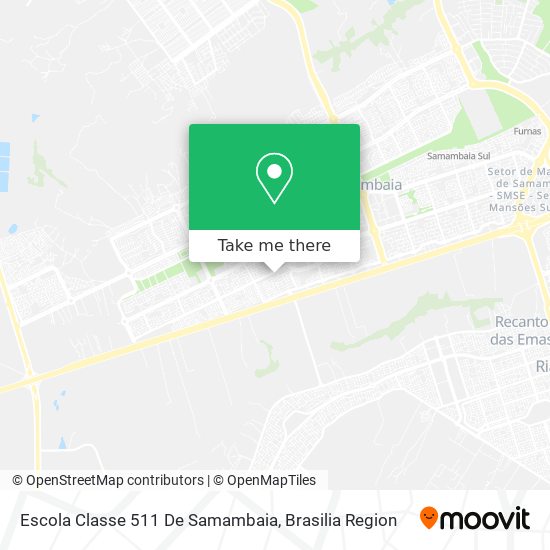 Escola Classe 511 De Samambaia map