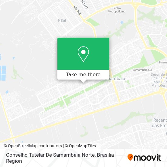 Conselho Tutelar De Samambaia Norte map