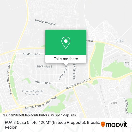 RUA 8   Casa C  lote 420M² (Estuda Proposta) map