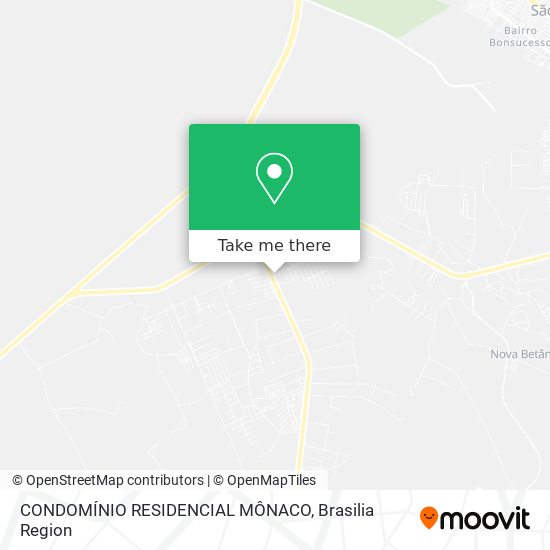 CONDOMÍNIO RESIDENCIAL MÔNACO map