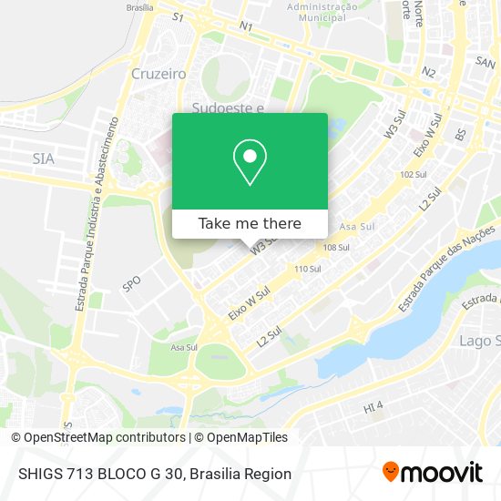 SHIGS 713 BLOCO G 30 map