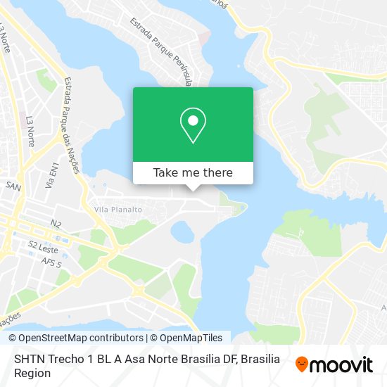 SHTN Trecho 1 BL A   Asa Norte  Brasília   DF map