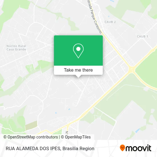 RUA ALAMEDA DOS IPES map