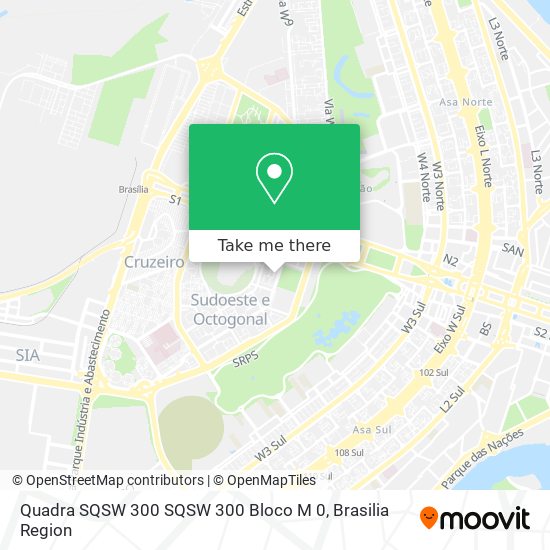 Quadra SQSW 300 SQSW 300   Bloco M 0 map