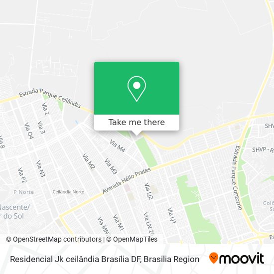 Residencial Jk   ceilândia  Brasília   DF map