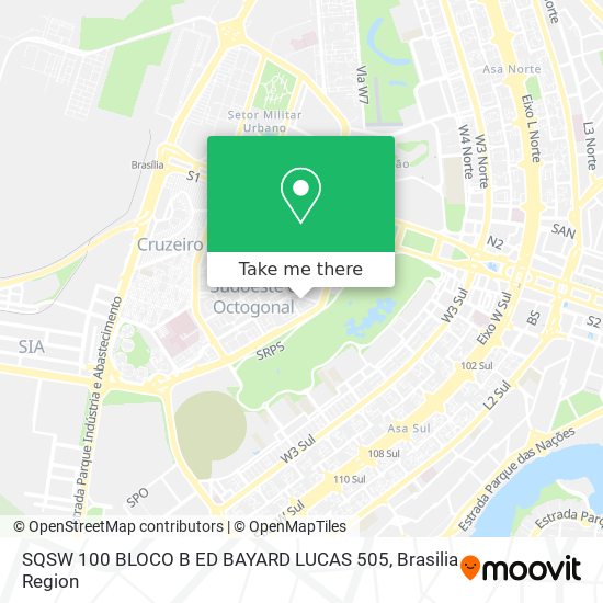 SQSW 100 BLOCO B   ED  BAYARD LUCAS 505 map