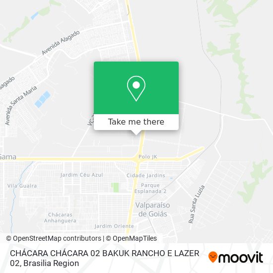 CHÁCARA CHÁCARA 02   BAKUK RANCHO E LAZER 02 map