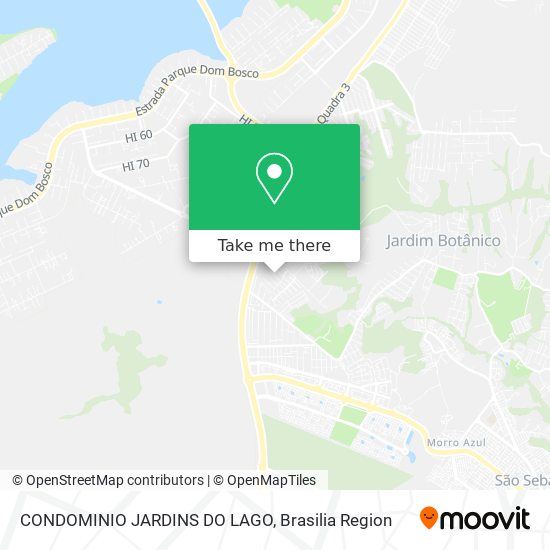 CONDOMINIO JARDINS DO LAGO map