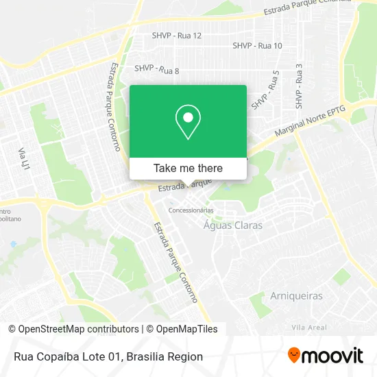 Rua Copaíba  Lote 01 map