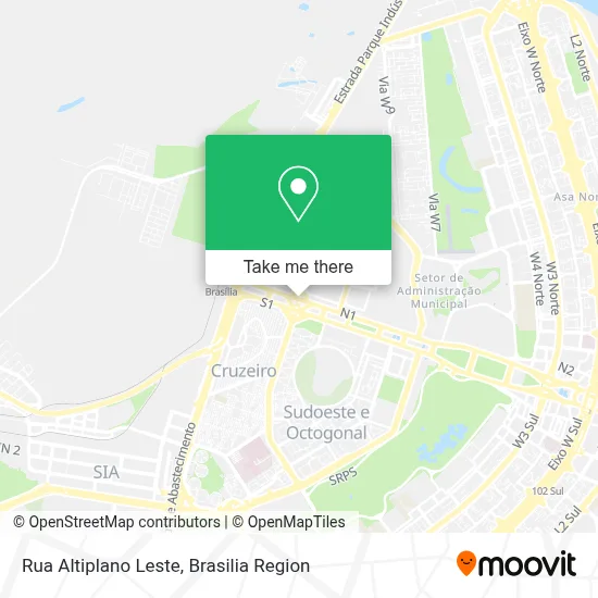 Rua Altiplano Leste map