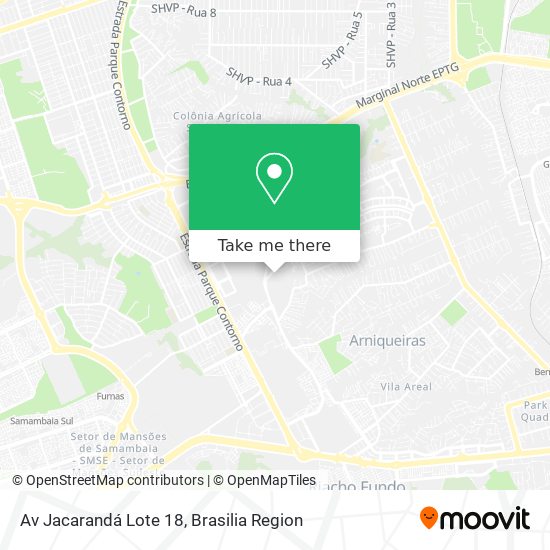 Av  Jacarandá Lote 18 map