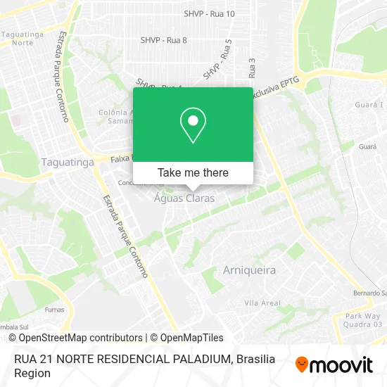 RUA 21 NORTE RESIDENCIAL PALADIUM map