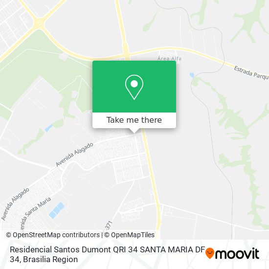Residencial Santos Dumont QRI 34 SANTA MARIA DF 34 map